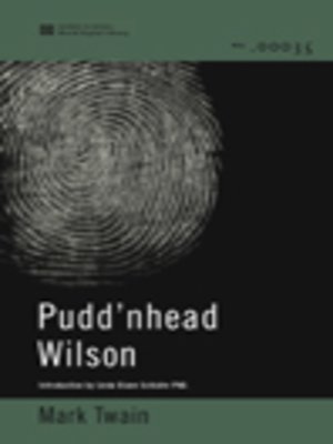cover image of Pudd'nhead Wilson (World Digital Library Edition)